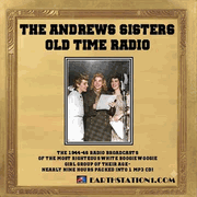 The Andrews Sisters Radio Shows MP3 Set CD, Audio Download, USB Drive