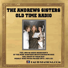 The Andrews Sisters Radio Shows MP3 Set CD, Audio Download, USB Drive