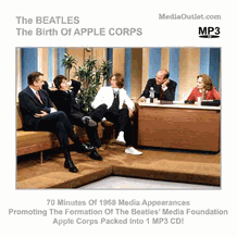The Beatles The Birth Of Apple Corps TV & Radio Shows MP3 Set, CD, USB The Beatles The Birth Of Apple Corps TV & Radio Shows MP3 Set, CD, USB