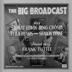 The Big Broadcast 1932 Bing Crosby Burns and Allen DVD, Download, USB The Big Broadcast 1932 Bing Crosby Burns and Allen DVD, Download, USB