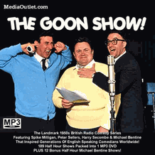 The Goon Show British Radio Comedy Series MP3 DVD, Download, USB Drive