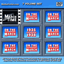 The March Of Time Newsreel Set 1933-46 All 3 TV Series DVD, MP4, USB
