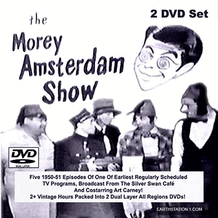 The Morey Amsterdam Show Early TV Series DVD, MP4 Download, USB Drive