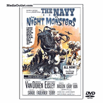The Navy Vs The Night Monsters 1966 Mamie Van Doren DVD MP4 USB Drive
