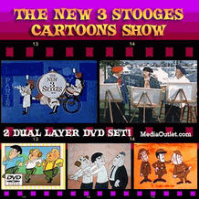The New 3 Stooges Cartoons Show DVD, Video Download, USB Drive The New 3 Stooges Cartoons Show DVD, Video Download, USB Drive