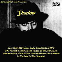 The Shadow Complete Old Time Radio Series MP3 Set DVD, MP4, USB Drive