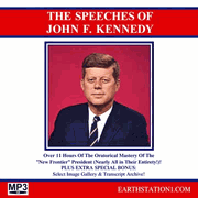 The Speeches Of President John F. Kennedy MP3 CD, Download, USB Drive