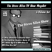 The Steve Allen TV Shows MegaSet DVD, Video Download, USB Flash Drive