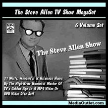 The Steve Allen TV Shows MegaSet DVD, Video Download, USB Flash Drive