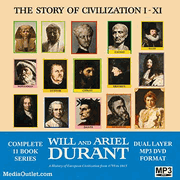 The Story Of Civilization: Will & Ariel Durant DVD, MP3 Download, USB