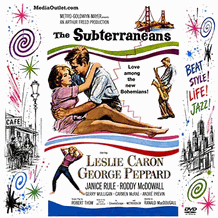 The Subterraneans 1960 Leslie Caron George Peppard DVD, Download, USB The Subterraneans 1960 Leslie Caron George Peppard DVD, Download, USB