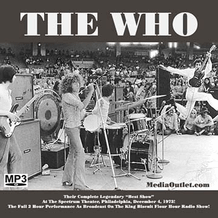The Who Live At The Spectrum Theater Philadelphia 1973 Download MP3 CD The Who Live At The Spectrum Theater Philadelphia 1973 Download MP3 CD