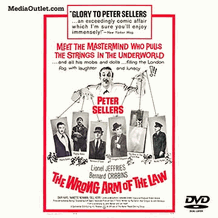 The Wrong Arm Of The Law Pater Sellers Lionel Jeffries DVD, MP4, USB