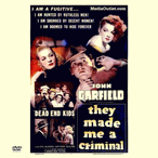 They Made Me A Criminal 1939 The Dead End Kids DVD, MP4, USB Drive