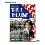 This Is The Army 1943 Ronald Reagan Irving Berlin DVD, MP4, USB Drive This Is The Army 1943 Ronald Reagan Irving Berlin DVD, MP4, USB Drive