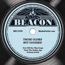 Those Oldies But Goodies Rock & Roll Doo-Wop MP3 Set DVD Download USB