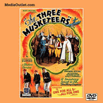 Three Musketeers 1933 John Wayne Lon Chaney Jr. Noah Beery DVD MP4 USB