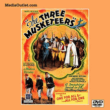 Three Musketeers 1933 John Wayne Lon Chaney Jr. Noah Beery DVD MP4 USB