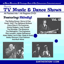 TV Music & Dance Shows #12 Shindig Stones Supremes DVD MP4 Flash Drive
