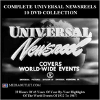 Universal Newsreels Video Super Mega Set DVD, MP4 Download, USB Stick