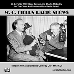 W.C. Fields Old Time Radio Shows MP3 Set CD, Audio Download, USB Drive