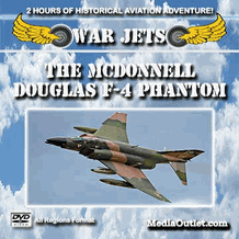 War Jets: The McDonnell Douglas F-4 Phantom MP4 Video Download DVD