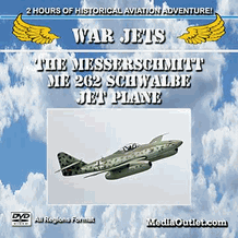War Jets: The Messerschmitt Me 262 Schwalbe Sturmvogel DVD MP4 USB