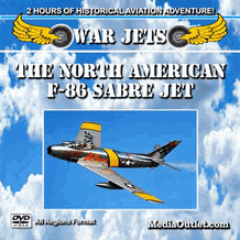 War Jets: The North American F-86 Sabre Jet MP4 Video Download Or DVD