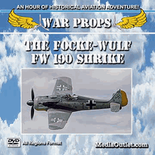 War Props: The Focke-Wulf Fw 190 Shrike DVD MP4 Download USB Drive
