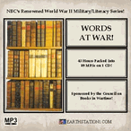 Words At War: WWII Military Literacy Radio Series MP3 CD USB Drive Words At War: WWII Military Literacy Radio Series MP3 CD USB Drive