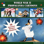 World War II Propaganda Cartoons MP4 Video Download 2 DVD Set