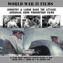 WWII Films: Industry & Labor Back The Attack! DVD, Download, USB Drive