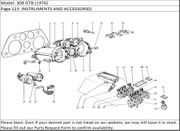 308 GTB (1976) Page 115  INSTRUMENTS AND ACCESSORIES