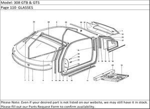 308 GTB & GTS Page 110  GLASSES