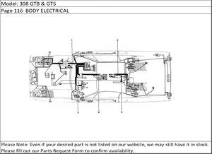 308 GTB & GTS Page 116  BODY ELECTRICAL