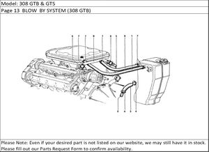 308 GTB & GTS Page 13  BLOW  BY SYSTEM (308 GTB)