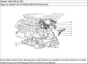 308 GTB & GTS Page 14  BLOW  BY SYSTEM (308 GTS AND AUS)