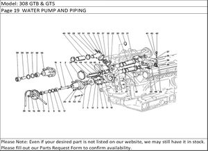 308 GTB & GTS Page 19  WATER PUMP AND PIPING