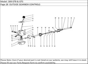 308 GTB & GTS Page 28  OUTSIDE GEARBOX CONTROLS