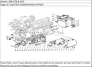 308 GTB & GTS Page 43  ELECTRIC GENERATING SYSTEM