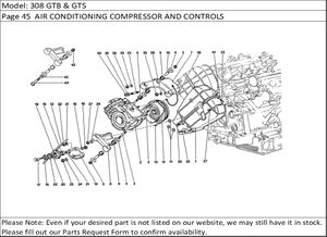 308 GTB & GTS Page 45  AIR CONDITIONING COMPRESSOR AND CONTROLS