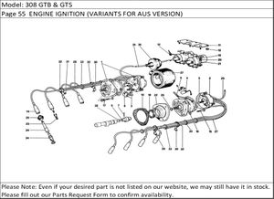 308 GTB & GTS Page 55  ENGINE IGNITION (VARIANTS FOR AUS VERSION)