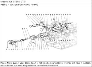 308 GTBi & GTSi Page 17  WATER PUMP AND PIPING