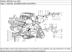 308 QV non-USA Page 1  ENGINE  GEARBOX AND SUPPORTS