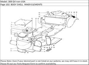308 QV non-USA Page 102  BODY SHELL  INNER ELEMENTS