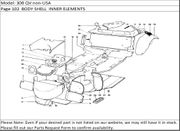 308 QV non-USA Page 102  BODY SHELL  INNER ELEMENTS