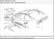 308 QV non-USA Page 103  BODY SHELL  INNER ELEMENTS