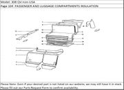 308 QV non-USA Page 104  PASSENGER AND LUGGAGE COMPARTMENTS INSULATION