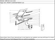 308 QV non-USA Page 105  FRONT COMPARTMENT LID