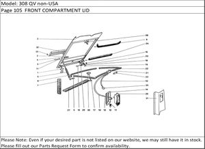 308 QV non-USA Page 105  FRONT COMPARTMENT LID